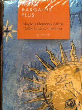Magical Elements Blue & Gold Table Linen